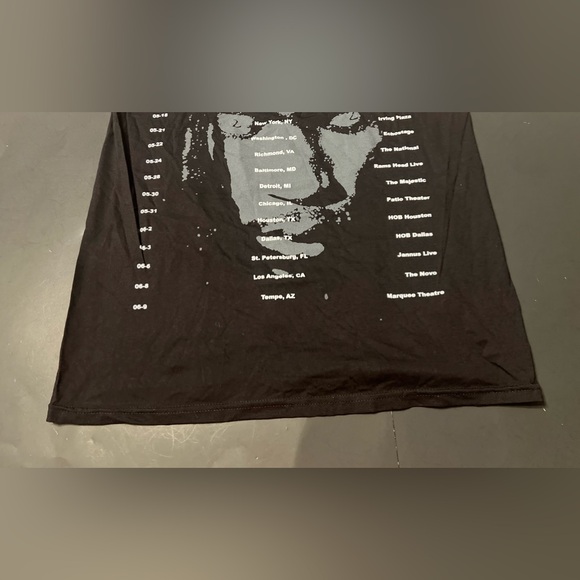 Hunxoho The One Night Only Tour 2024 Black Short Sleeve NWOT Size Medium Tshirt - Picture 15 of 15